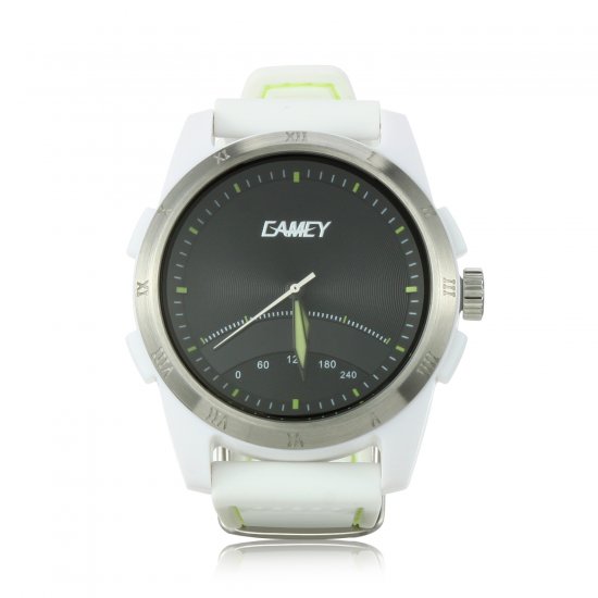 EAMEY Unik 2 Smart Sports Watch 5ATM Dual Movement Dual Battery for Android iOS White