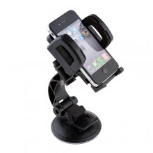 Dismountable Magic Stand Holder with Suction Cup for iPhone/Mobile Phone/MP4/PDA Black