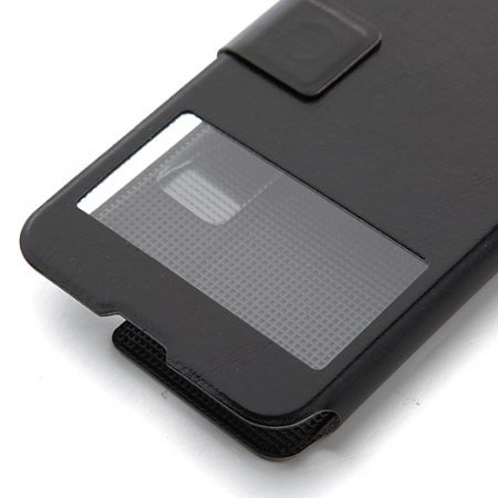 ZeroFire S-View Flip Cover Case for ZOPO C2 ZP980 ZP80+ Smartphone- Black