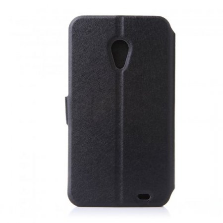 Fashion Flower Show Leather Stand Case Cover for MEIZU MX3 Smartphone Black