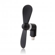 Portable Lightning 8pin Male USB Fans for iPhone 5/ 5S/ 6 Black