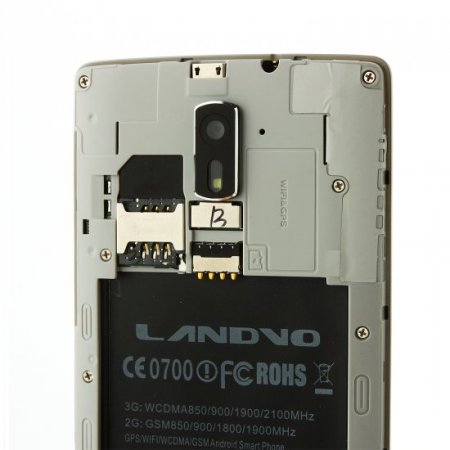 LANDVO L200 Smartphone Android 4.4 MTK6582 5.0 Inch QHD Screen 3G Smart Wake Up White