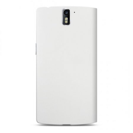 Original PU Leather Flip Cover Stand Case for Oneplus One Cellphone White