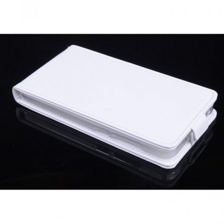 Leather Flip Cover Case Stand GIONEE V183 Smartphone White