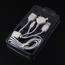 Multifunction OTG Data Change USB Charge Mutual Conductive Cable - Grey