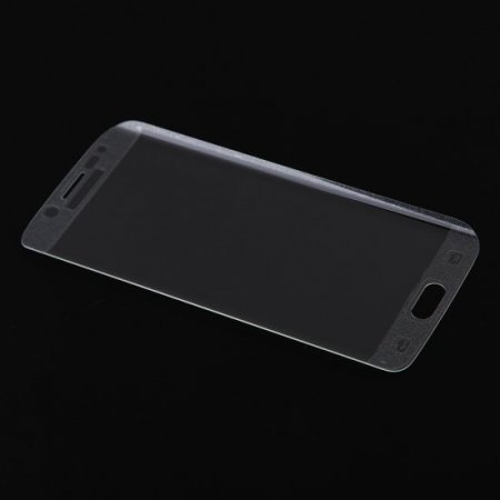 0.4mm Screen Print Tempered Glass Screen Protector for SAMSUNG S6 Edge Transparent