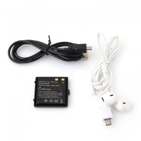 I6 Watch Phone 1.54 Inch MTK6577 Android 4.0 Camera 4GB GPS 3G - Black