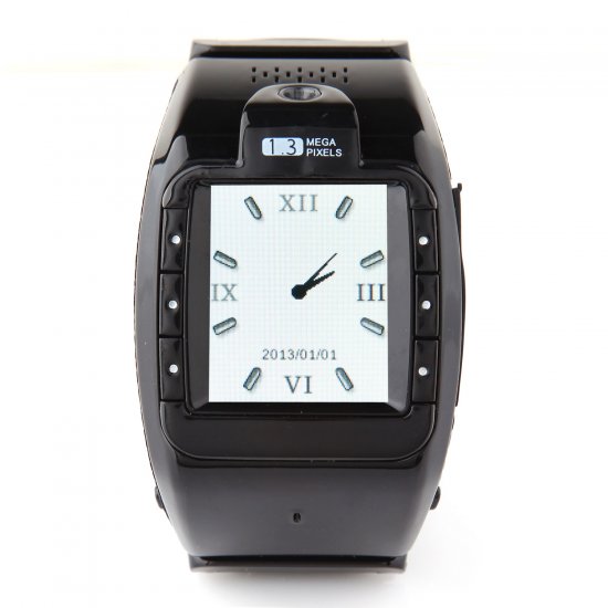 Tengda N388+ Watch Phone Quad Band Single SIM Card 1.3 Inch Bluetooth Camera FM Java