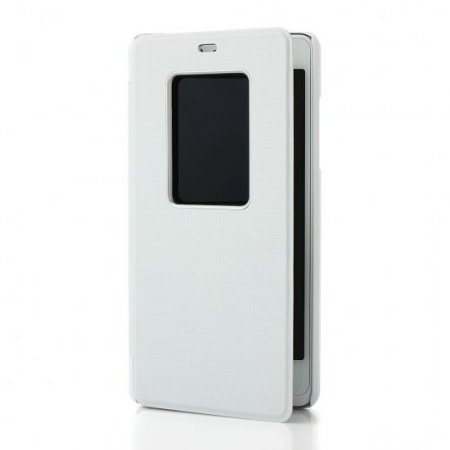 S-view Flip Cover with Suction Cup for ThL 5000 Smartphone White