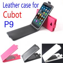 Protective Leather Flip Case Cover for Cubot P9 Smartphone 3-color