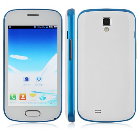 Tengda F7562 Smartphone Android 4.1 OS SC6820 1.0GHz 4.0 Inch 3.0MP Camera- Blue