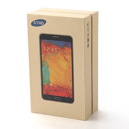 N3 Smartphone MTK6589 Quad Core Android 4.2 1GB 8GB 5.7 Inch IPS HD Screen- Pink