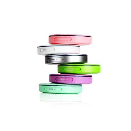 Lomui L441 4400mAh Circular Rotation Power Bank for Mobile Phone iPhone4 iPad 2 Color Random