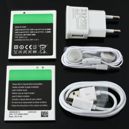 Tengda V3+ Smartphone Android 4.2 MTK6572W 4.7 Inch 3G GPS Smart Wake White