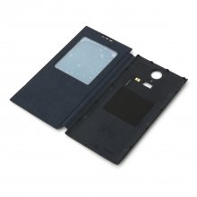 Original S-View Flip Cover Protective Case for Kingzone N3 4G Smartphone- Black