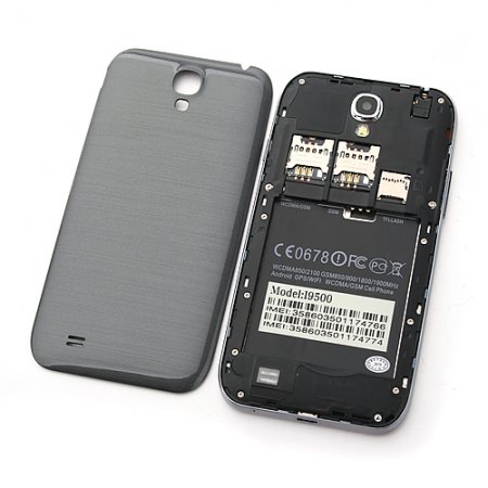 i9500 Smartphone Android 4.2 MTK6589 Quad Core HD Screen 1G RAM 5.0 Inch 13.0MP Camera