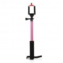 iht Mini Monopod Selfie Handheld Monopod Stick for iOS and Android Pink