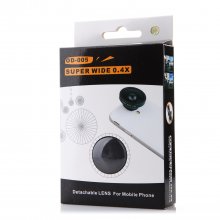 OD-005 Super Wide 0.4X Detachable Lens for Digital Camera & Smartphone Golden