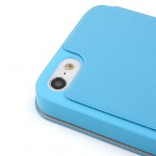 Solid Color PU Protective Case Cover for iPhone 5 5-colors