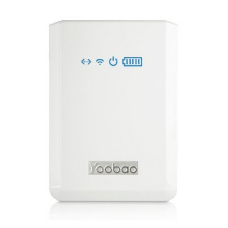 Yoobao YB-658 10400mAh WiFi Router + 3G + Power Bank White