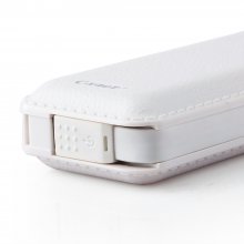 Cager B069 5000mAh Dual USB Power Bank for iPhone iPad Smartphone White