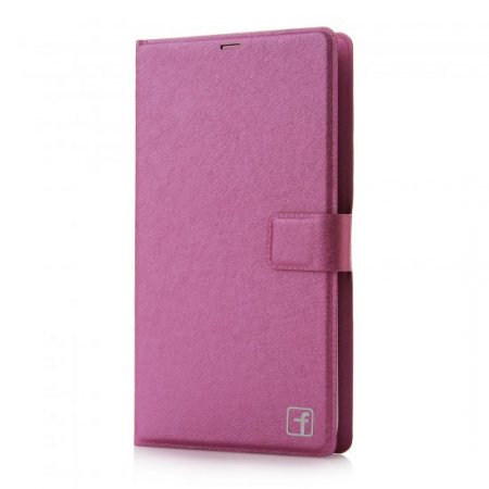 Fashion Leather Flip Cover Stand Case for MEIZU m1 note Smartphone Rosy
