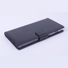 Leather Flip Cover Case Stand for Nibiru H1 Smartphone Black