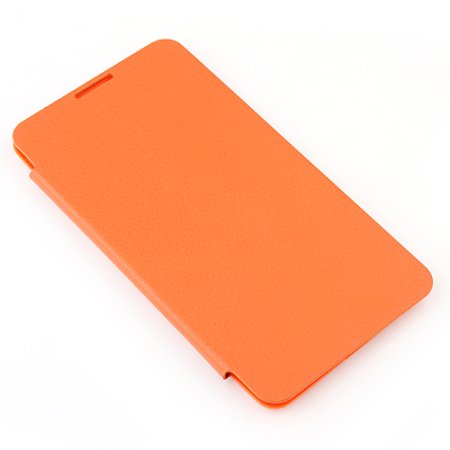 Portable Leather Flip Case Cover for Samsung Galaxy Note III Orange