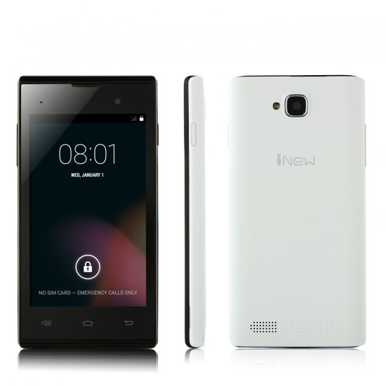 iNew U1 Smartphone Android 4.4 MTK6572M Dual Core 4.0 Inch 3G GPS White