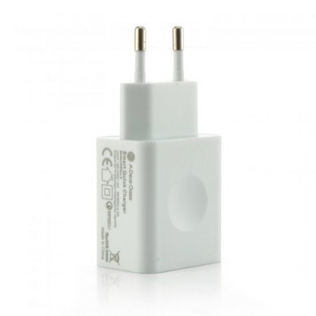 ADO KPOW8 Note 9000mAh QC2.0 Charge Power Bank + KWALL Power Adapter EU Plug White