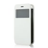 Fashion Brush Protective Flip Cover Case For iPhone 6 Smartphone White
