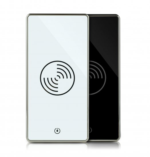 UP1 Portable Qi Wireless Charging Transmitter with 6000mAh Bulit-in Battery LED Black