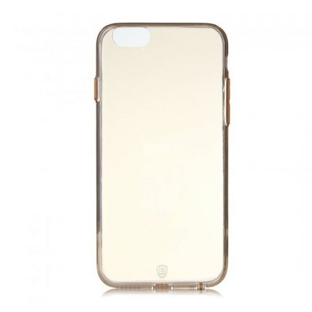 Soft TPU Back Case Back Cover for iPhone 6 Transparent Golden