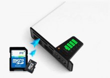 Cager B030-3 7500mAh Mobile Booster Card Reader Power Bank for iPhone iPad iPod PSP Player