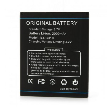 2000mAh Original Battery for DOOGEE VOYAGER2 DG310 Smartphone