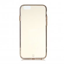 Soft TPU Back Case Back Cover for iPhone 6 Transparent Golden