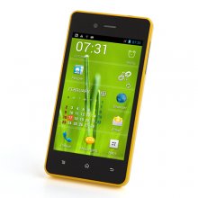 HiSiKi G2 Smartphone 4.0 Inch IPS Screen Android 4.1 MTK6577 Dual Core 3G GPS- Yellow
