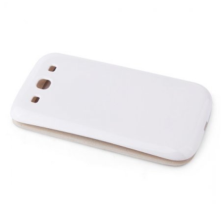 Protective Flip Cover For GALAXYS III Smartphone White
