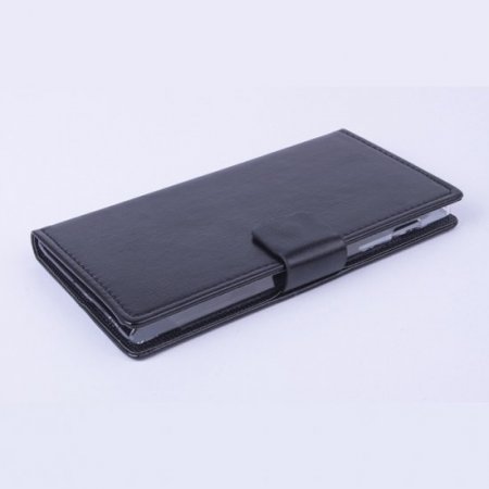 Leather Flip Cover Case Stand for Nibiru H1 Smartphone Black