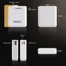 YooBao YB-635 Magic Box 6600mAh Mobile Power Bank for Mobile Phone White
