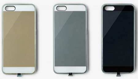 UPi5 5W Qi Wireless Charger Receiver case for iPhone 5 / 5s Gold