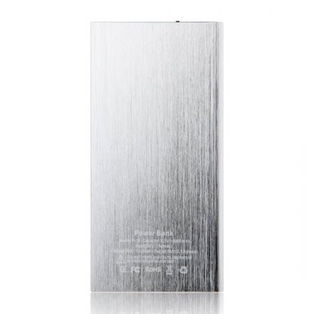 IHT P-18 18000mAh Dual USB Power Bank for iPhone iPad Smartphone - Silver