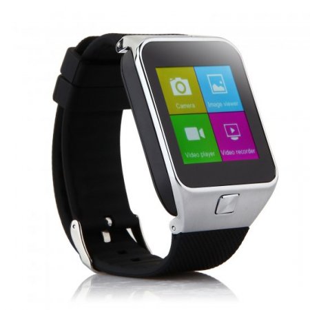 ZGPAX S29 Watch Phone Bluetooth Watch Quad Band 1.54 Inch FM Camera Silver