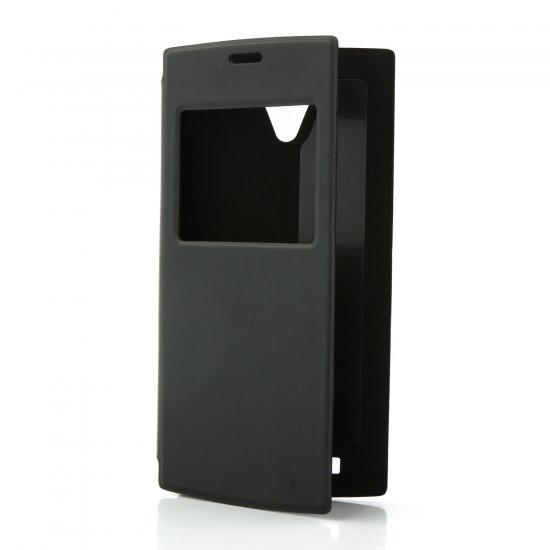 S-View Flip Cover Case Protective Case for ThL L969 Smarthphone - Black