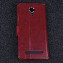 Flip Leather Cover Stand Case for ECOO E02 Pro Shinning Smartphone Brown