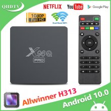 X96Q Pro QHDTV IPTV Box Android 9.0 Allwinner H313 4K Set top Box