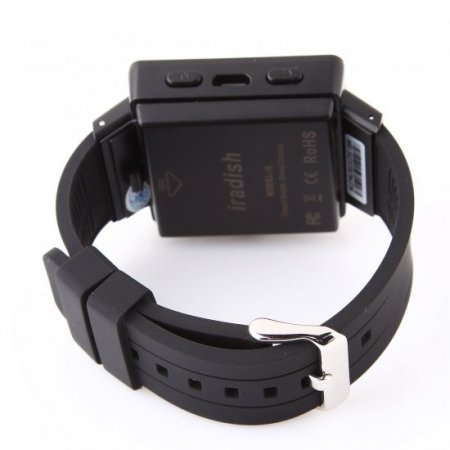 I6 Watch Phone 1.54 Inch MTK6577 Android 4.0 Camera 4GB GPS 3G - Black