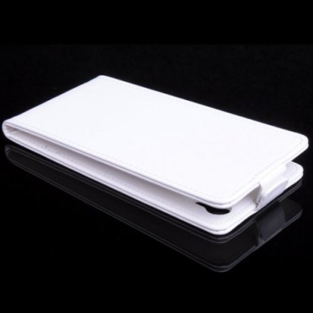 Leather Flip Cover Case Protect Case for Cubot X9 Smartphone White