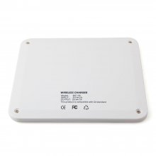 QI 6.6 Inch 2-in-1 Wireless Charger for QI Standard Smartphone White