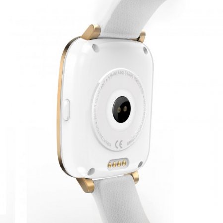 Zeblaze Crystal Smart Watch MTK2502 BT4.0 IP65 128M/64M Premium Leather Strap Gold